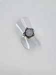 Moonstone tribal ring