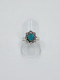 Blue Howlite tribal ring