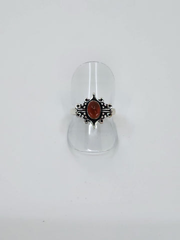 Carnelian tribal ring