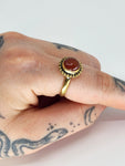 Carnelian tribal ring