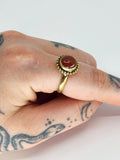 Carnelian tribal ring
