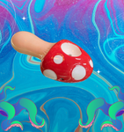 Mushroom herbal cone burner