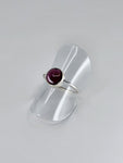 Garnet tribal ring