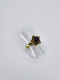 Garnet tribal ring