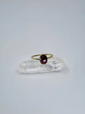 Garnet tribal ring