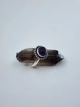 Amethyst tribal ring