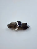 Amethyst tribal ring
