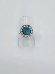 Blue Howlite tribal ring