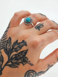 Blue Howlite tribal ring