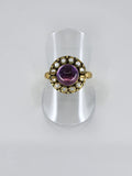 Amethyst tribal Ring