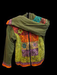 Children's floral lined zip jacket