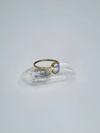 Moonstone tribal ring