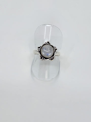 Moonstone tribal ring