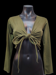 Alira slashed tie top