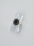 Garnet tribal ring