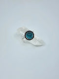 Blue howlite tribal ring