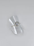 Moonstone tribal ring