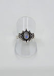 Moonstone tribal ring