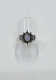Moonstone tribal ring