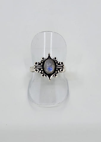 Moonstone tribal ring