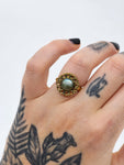 Labradorite tribal ring