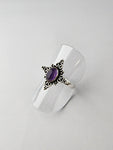 Amethyst tribal ring