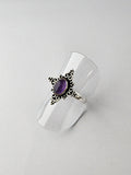 Amethyst tribal ring