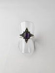 Amethyst tribal ring