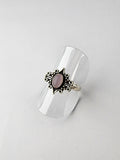 Rose Quartz tribal ring