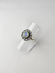 Moonstone tribal ring