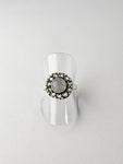Moonstone tribal ring