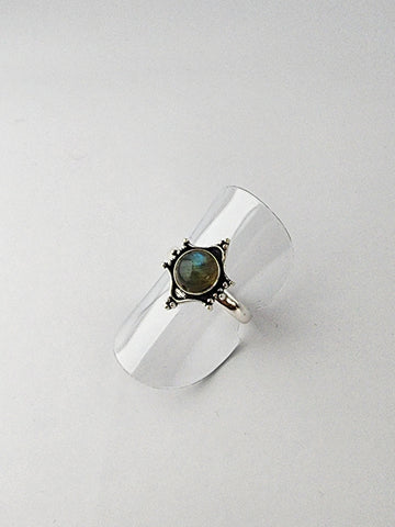 Labradorite tribal ring