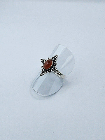 Carnelian tribal ring
