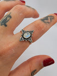 Moonstone tribal ring