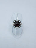 Garnet tribal ring