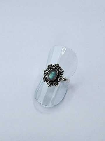Labradorite tribal Ring