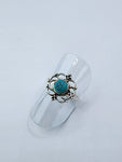 Blue Howlite tribal ring