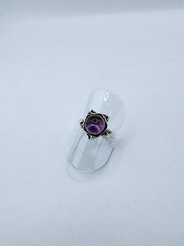 Amethyst tribal ring