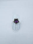 Amethyst tribal ring