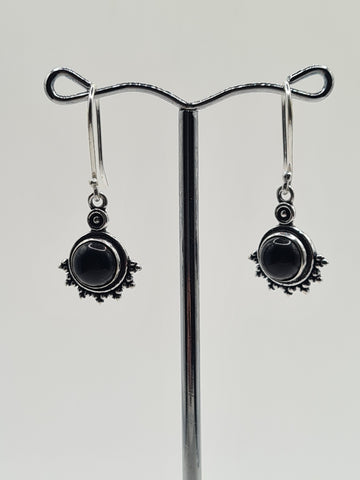 Black Onyx Belladonna drop earrings