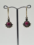 Garnet Gillian drop earrings
