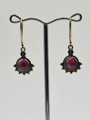 Garnet Gillian drop earrings