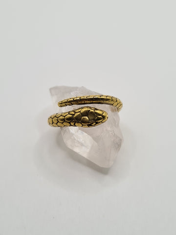 Snake Brass ring