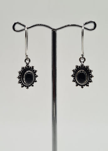 Black Onyx Bellatrix drop earrings