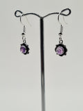 Amethyst Ariel drop earrings