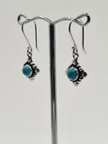 Blue Howlite Harley drop earrings