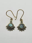 Labradorite drop earrings
