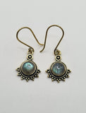Labradorite drop earrings