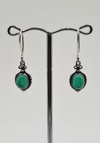 Green Aventurine Gaia drop earrings