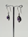 Amethyst Angelina drop earrings